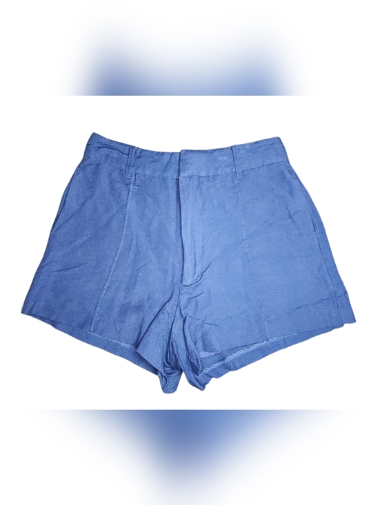 Astr Pants - ASTR High-Waist Linen Blend Shorts, Women’s XS